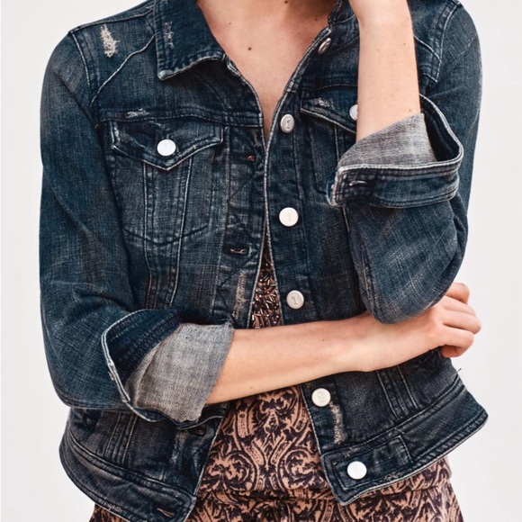 ANTHROPOLOGIE Pilcro and the letterpress sz M stretch denim. - Picture 1 of 6